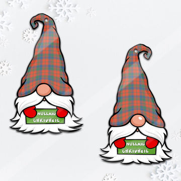 Robertson Ancient Gnome Christmas Ornament with His Tartan Christmas Hat