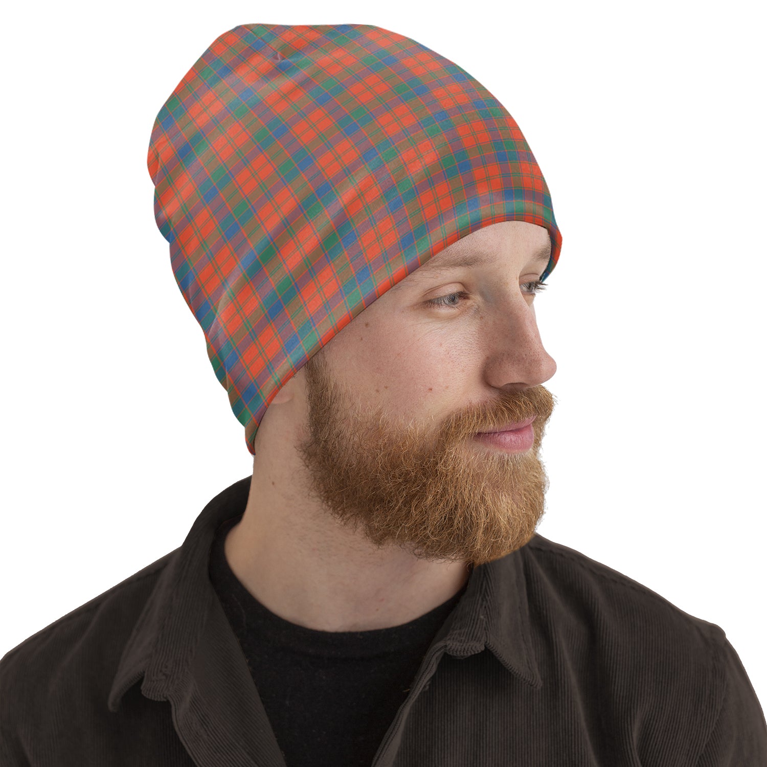 Robertson Ancient Tartan Beanies Hat - Tartan Vibes Clothing