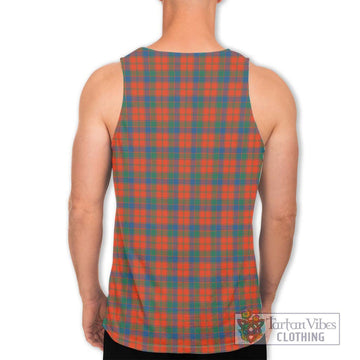 Robertson Ancient Tartan Men's Tank Top with Family Crest DNA In Me Style