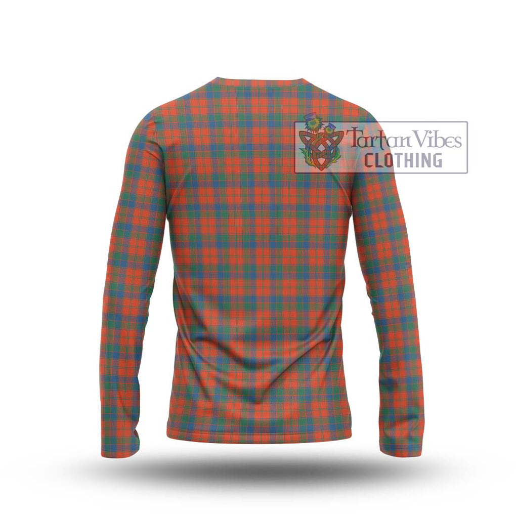 Robertson Ancient Tartan Long Sleeve T-Shirt with Family Crest DNA In Me Style - Tartanvibesclothing Shop