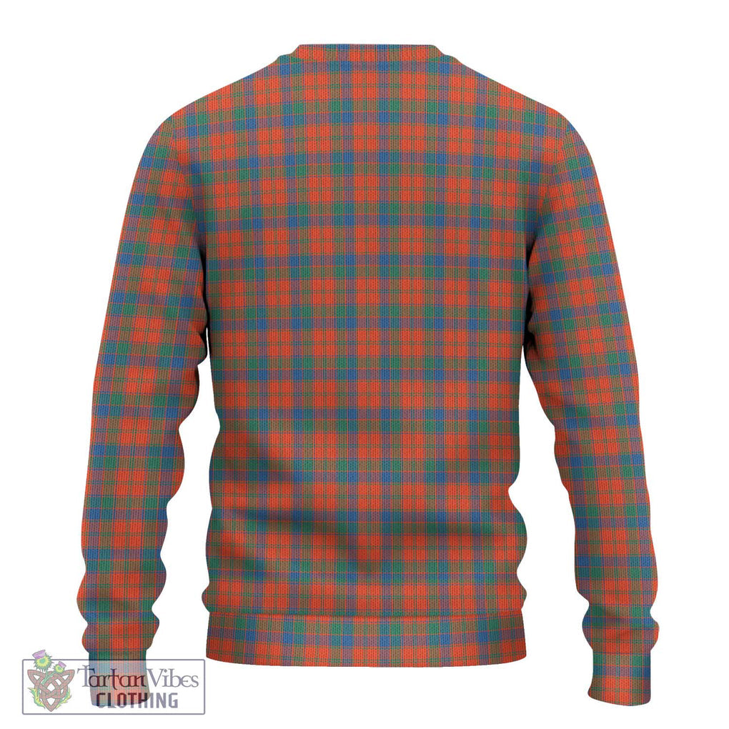 Robertson Ancient Tartan Knitted Sweater with Family Crest DNA In Me Style - Tartanvibesclothing Shop