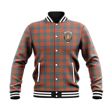 Robertson Ancient Tartan Baseball Jacket with Family Crest