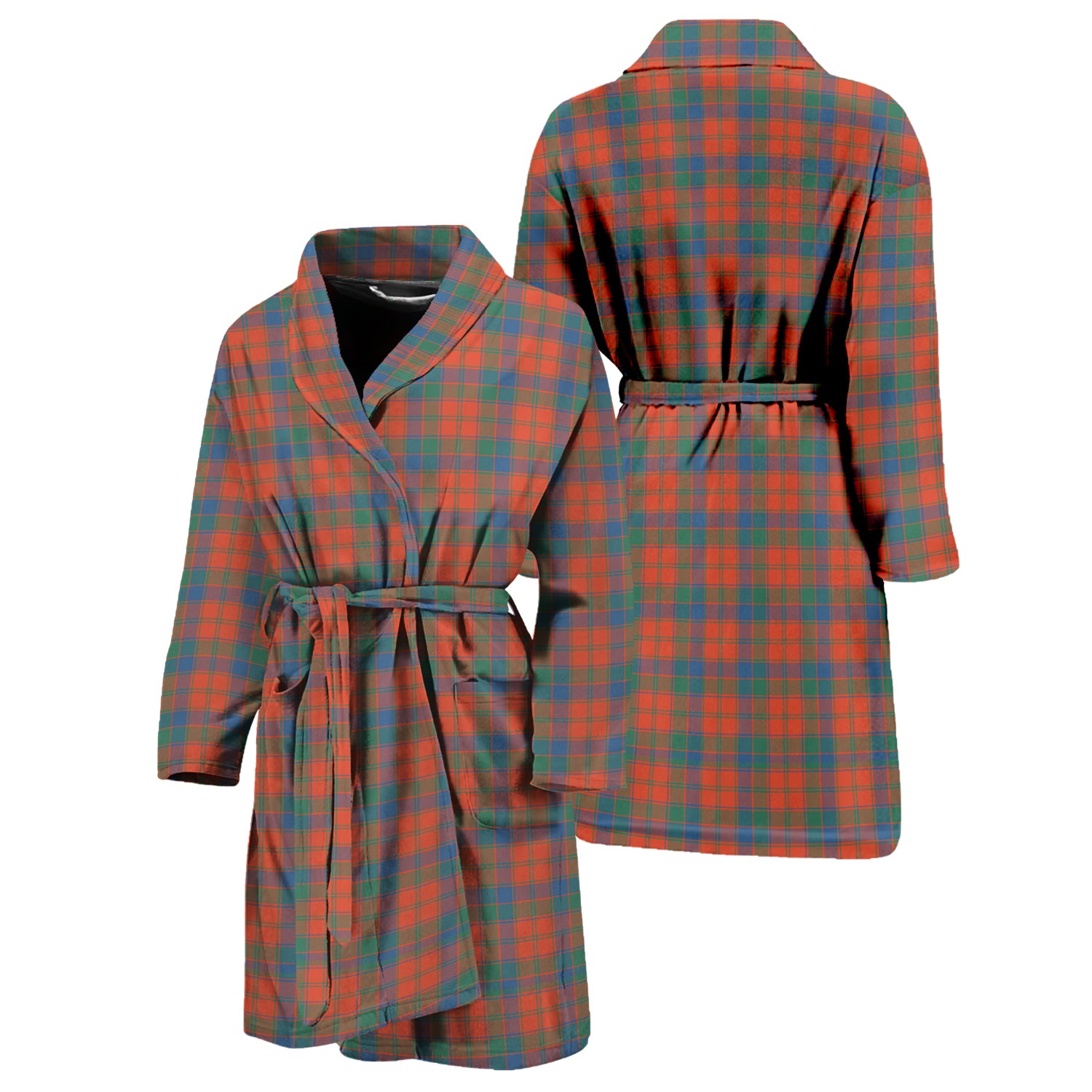 Robertson Ancient Tartan Bathrobe Unisex M - Tartan Vibes Clothing