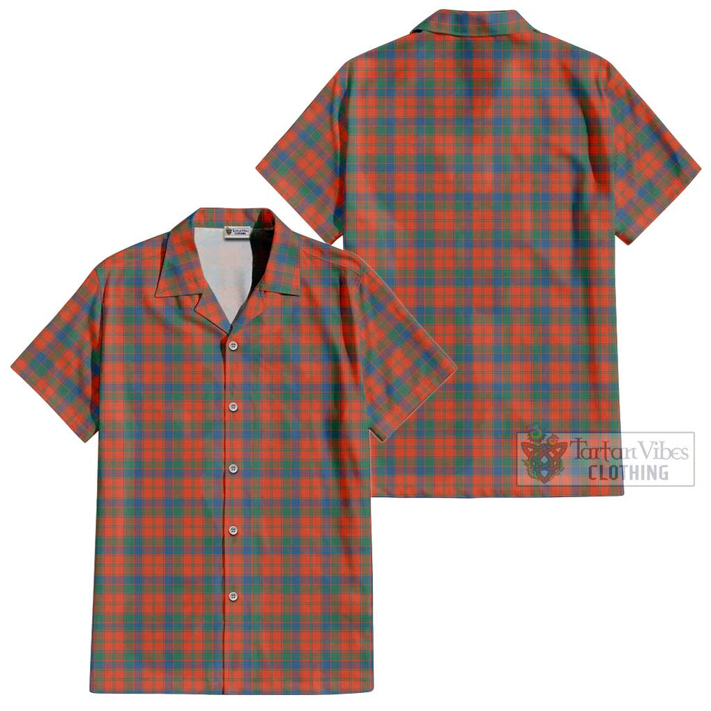 Robertson Ancient Tartan Cotton Hawaiian Shirt Kid - Tartanvibesclothing Shop