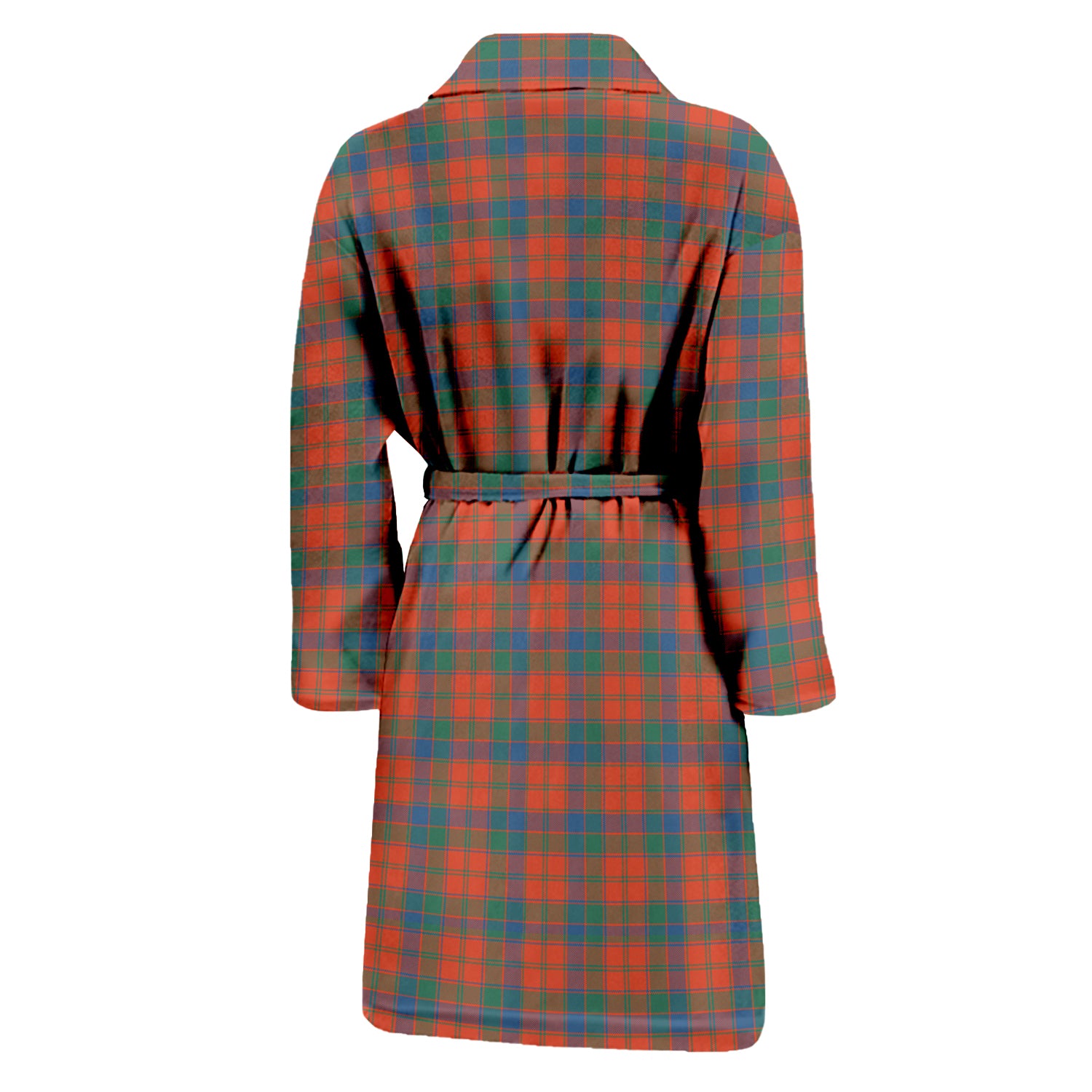 Robertson Ancient Tartan Bathrobe with Family Crest - Tartan Vibes Clothing