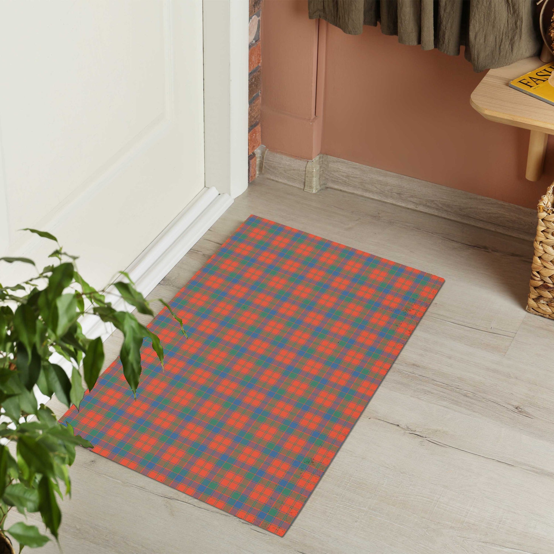 Robertson Ancient Tartan Door Mat - Tartanvibesclothing Shop