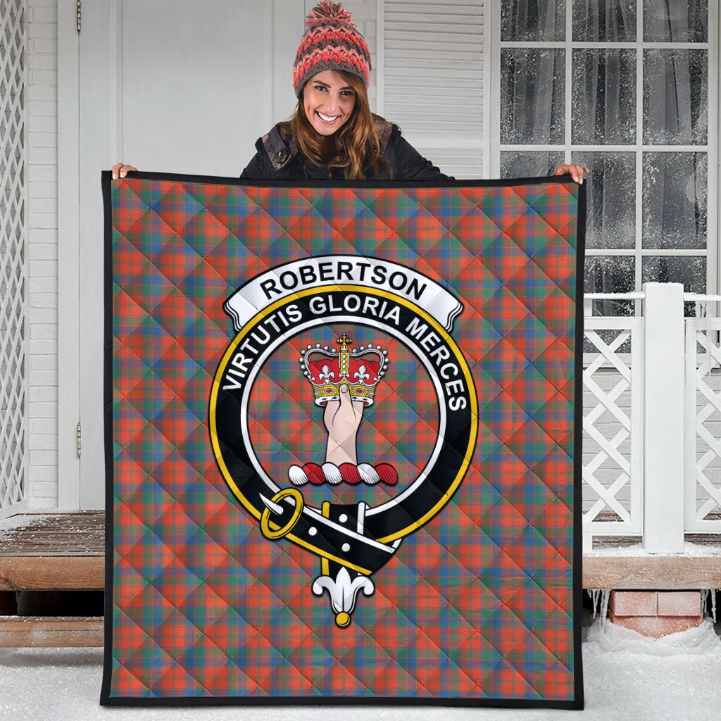 robertson-ancient-tartan-quilt-with-family-crest