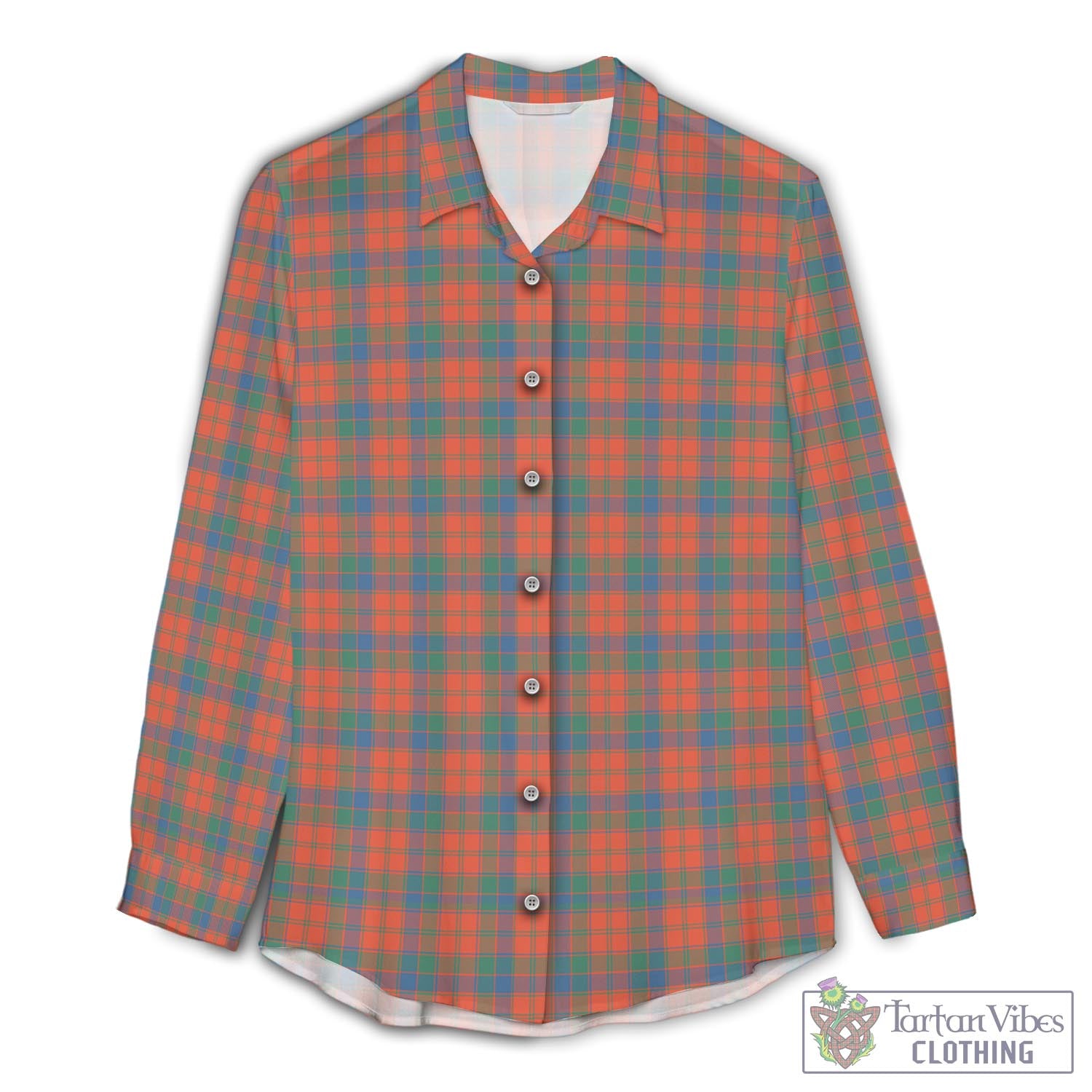 Robertson Ancient Tartan Womens Casual Shirt