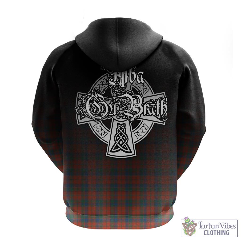 Tartan Vibes Clothing Robertson Ancient Tartan Hoodie Featuring Alba Gu Brath Family Crest Celtic Inspired