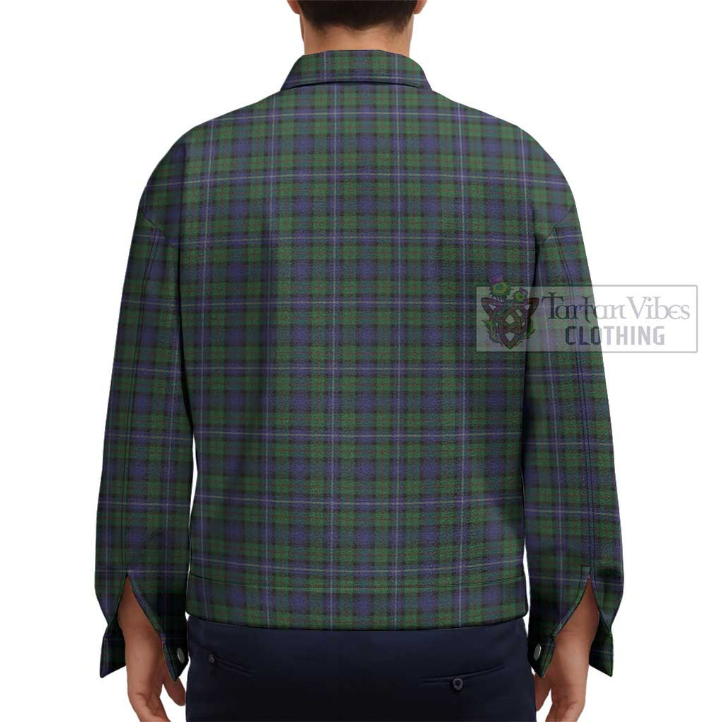 Robertson Hunting Tartan Unisex Lapel Cotton Jacket - Tartan Vibes Clothing