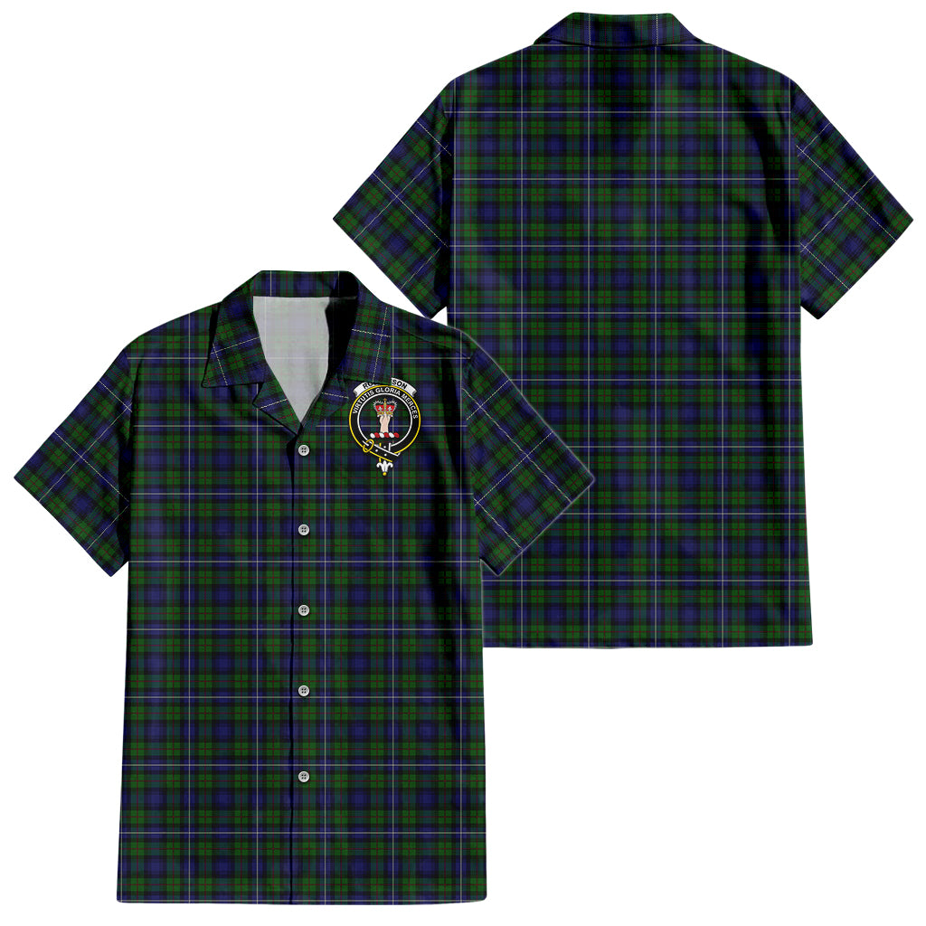 robertson-hunting-tartan-short-sleeve-button-down-shirt-with-family-crest