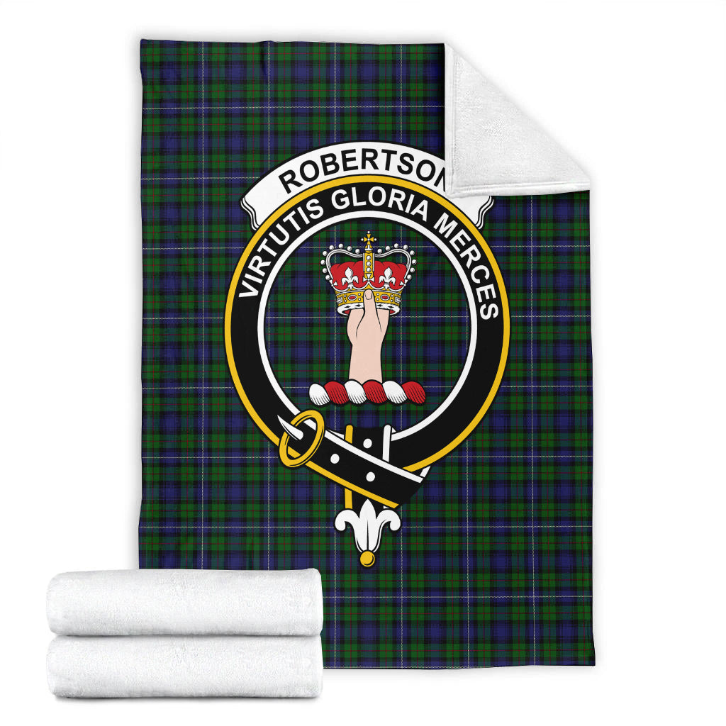 robertson-hunting-tartab-blanket-with-family-crest