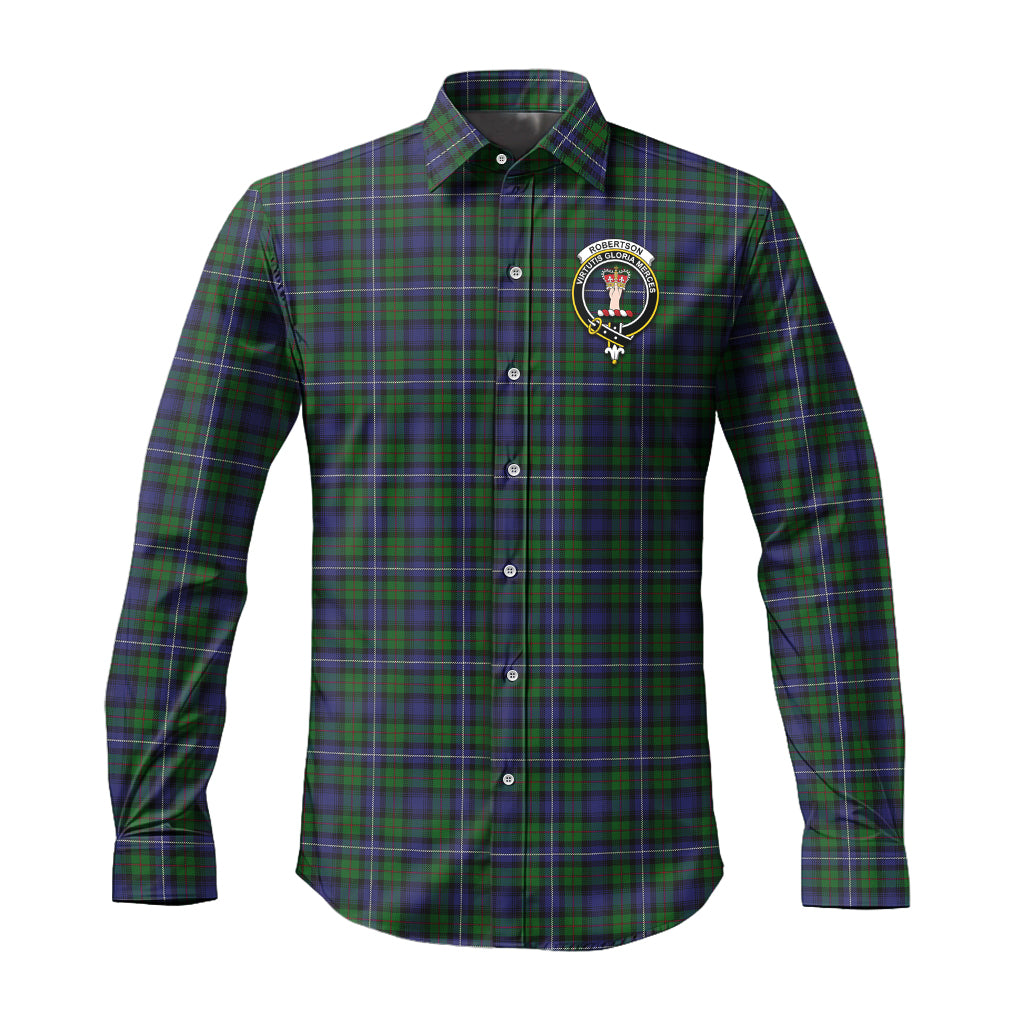 robertson-hunting-tartan-long-sleeve-button-up-shirt-with-family-crest