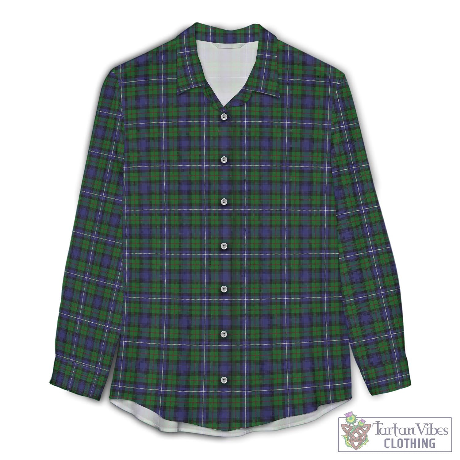 Robertson Hunting Tartan Womens Casual Shirt