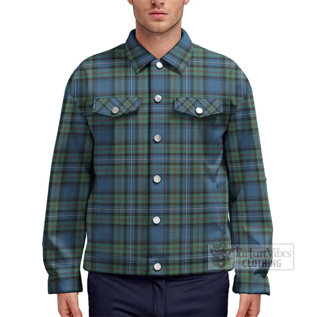 Robertson Hunting Ancient Tartan Unisex Lapel Cotton Jacket Unisex - Tartan Vibes Clothing