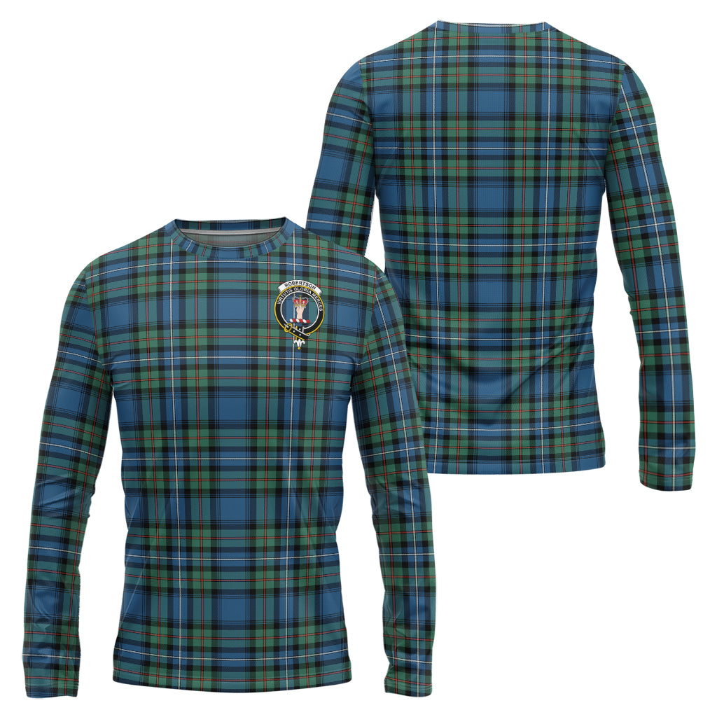 robertson-hunting-ancient-tartan-long-sleeve-t-shirt-with-family-crest