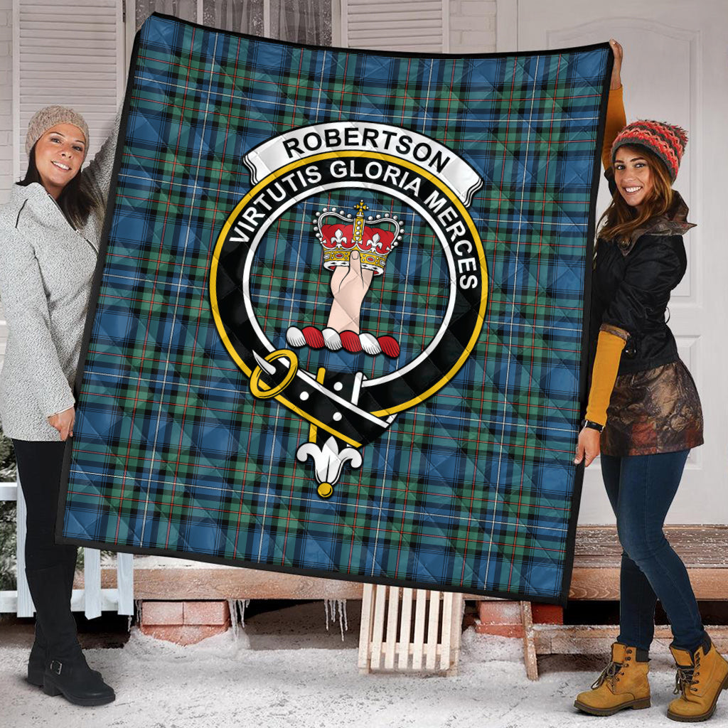 robertson-hunting-ancient-tartan-quilt-with-family-crest