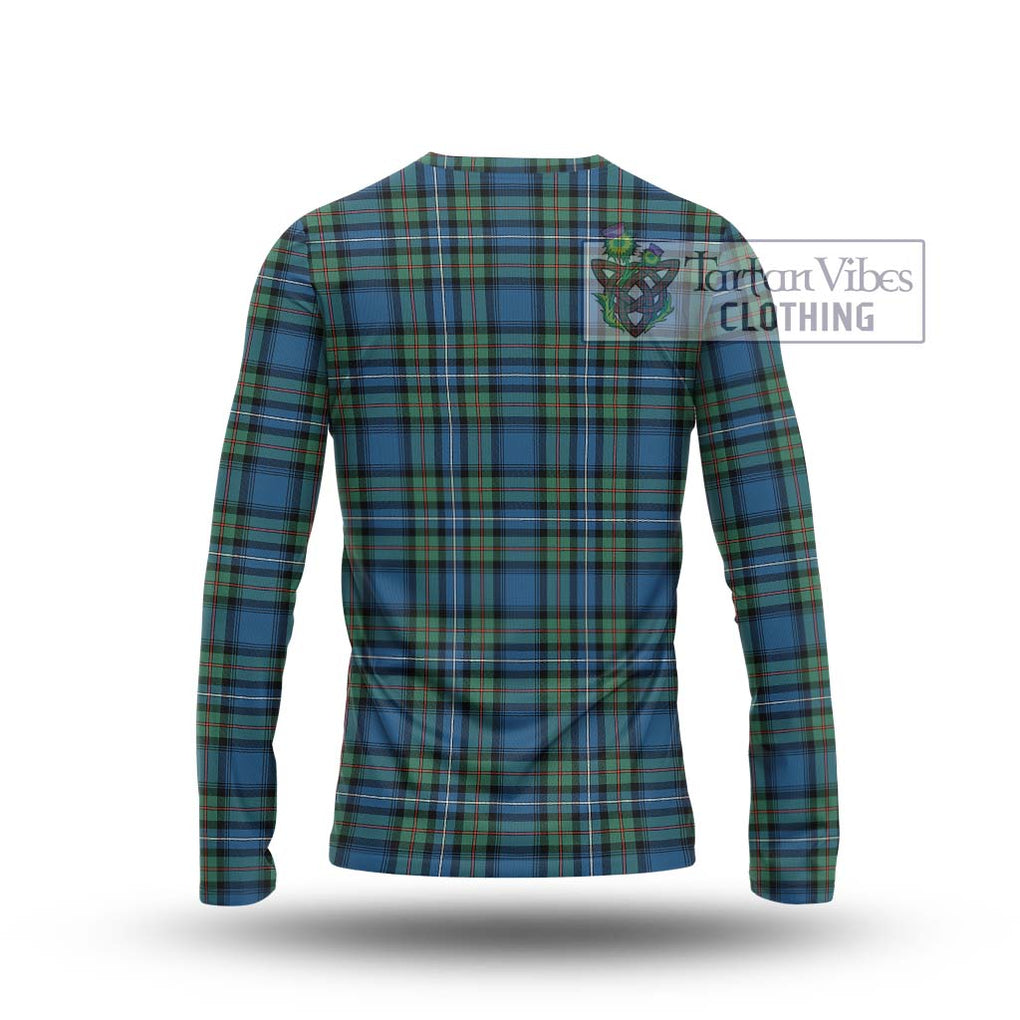 Robertson Hunting Ancient Tartan Long Sleeve T-Shirt with Family Crest DNA In Me Style - Tartanvibesclothing Shop