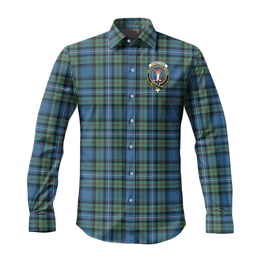 robertson-hunting-ancient-tartan-long-sleeve-button-up-shirt-with-family-crest