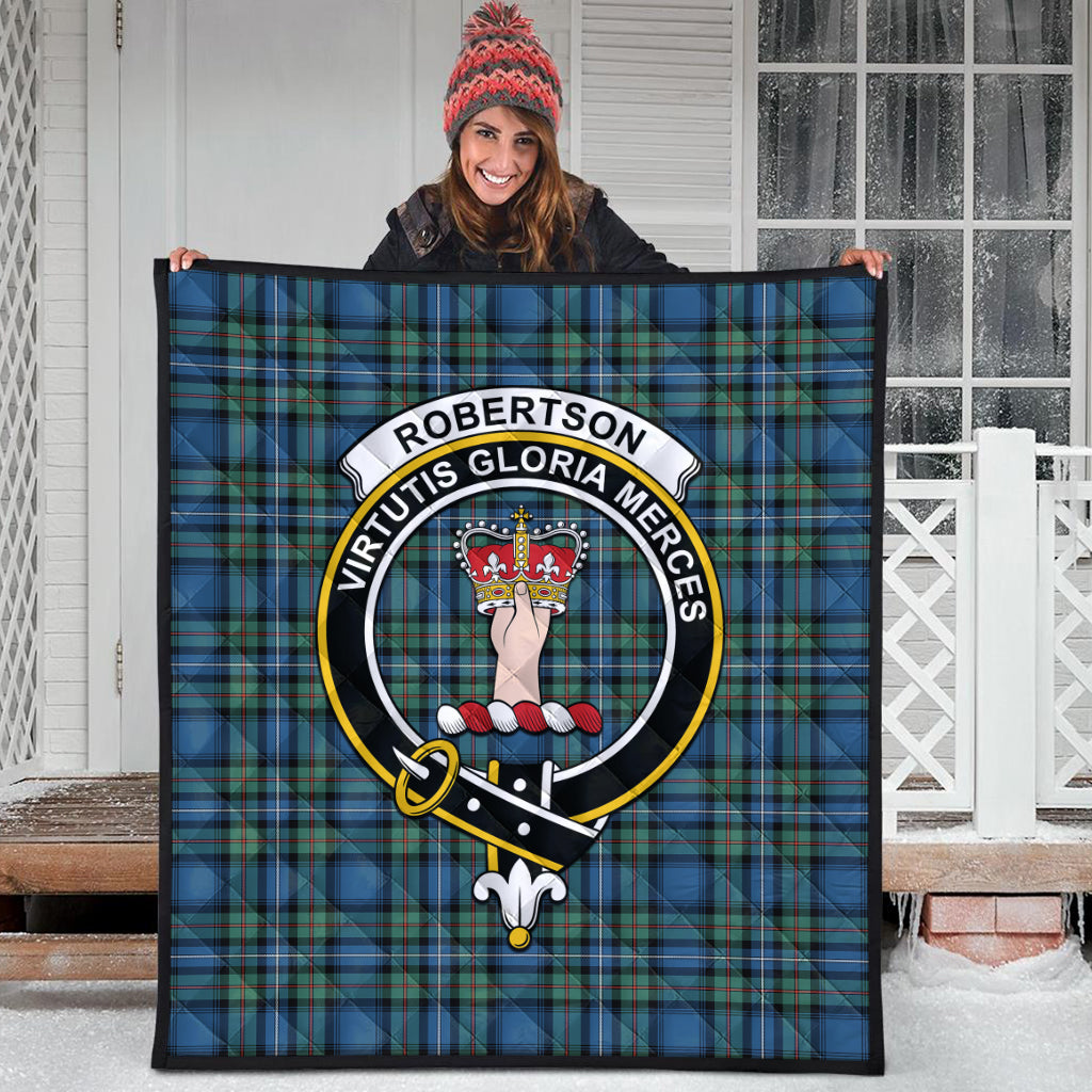 robertson-hunting-ancient-tartan-quilt-with-family-crest