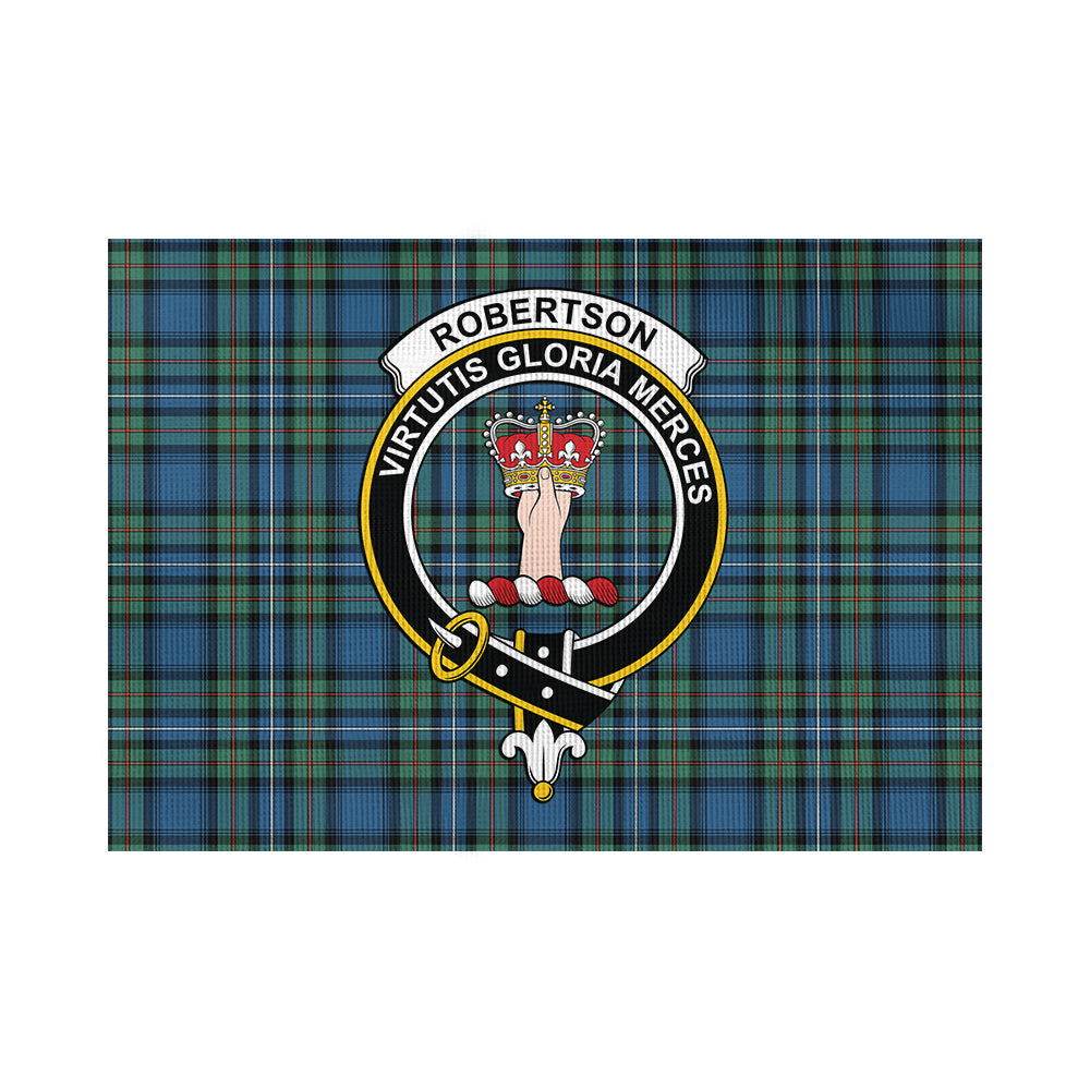 Robertson Hunting Ancient Tartan Flag with Family Crest - Tartan Vibes Clothing