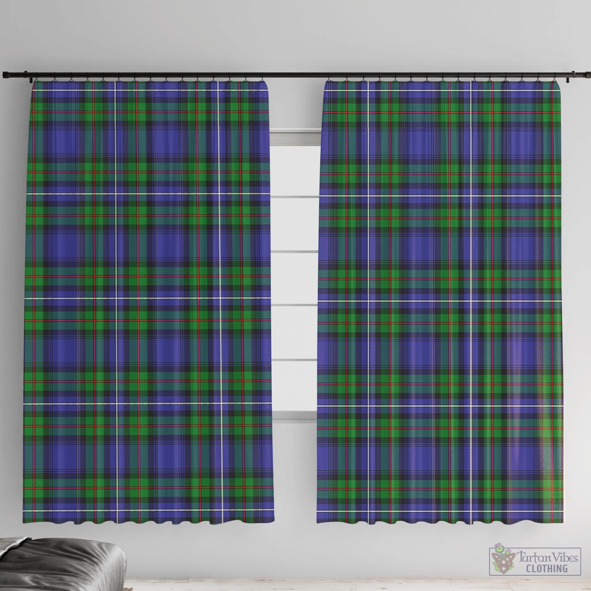 Robertson Hunting Modern Tartan Window Curtain