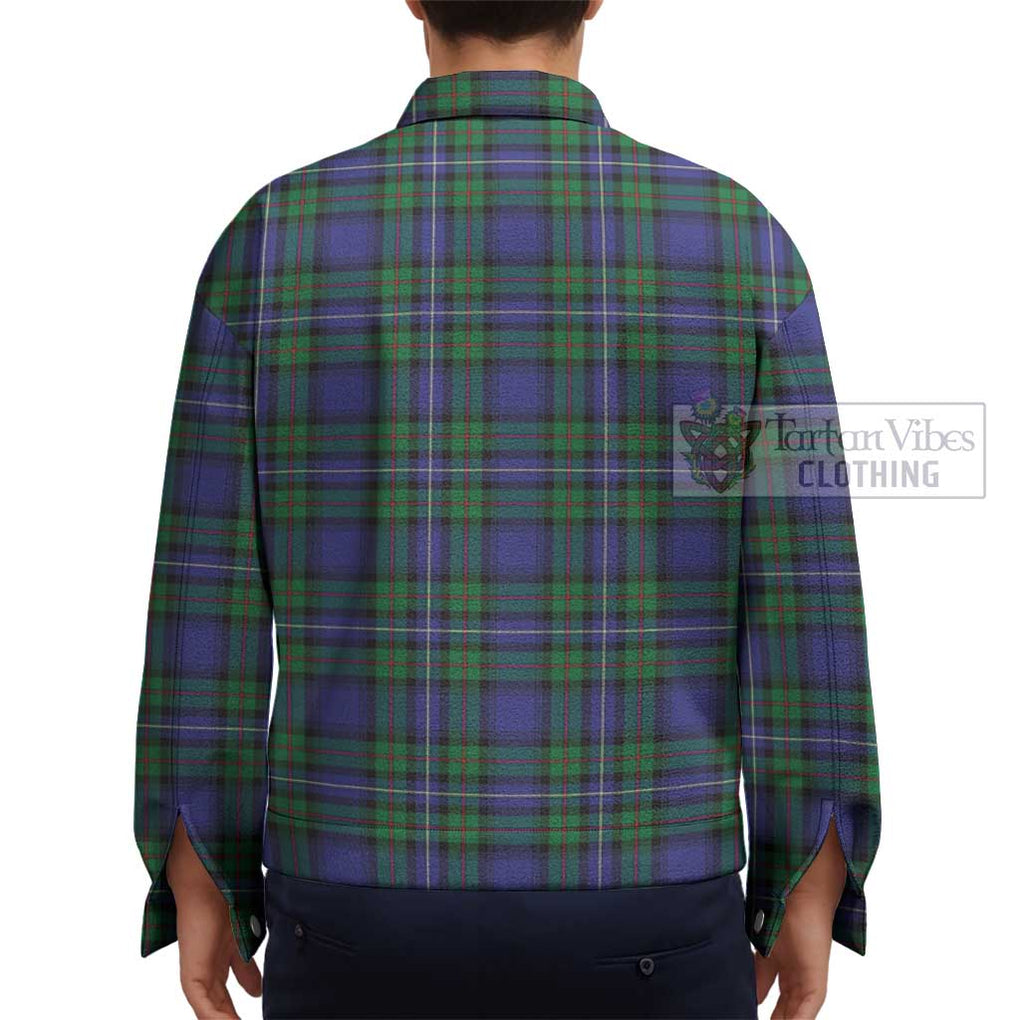 Robertson Hunting Modern Tartan Unisex Lapel Cotton Jacket - Tartan Vibes Clothing