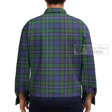 Robertson Hunting Modern Tartan Unisex Lapel Cotton Jacket