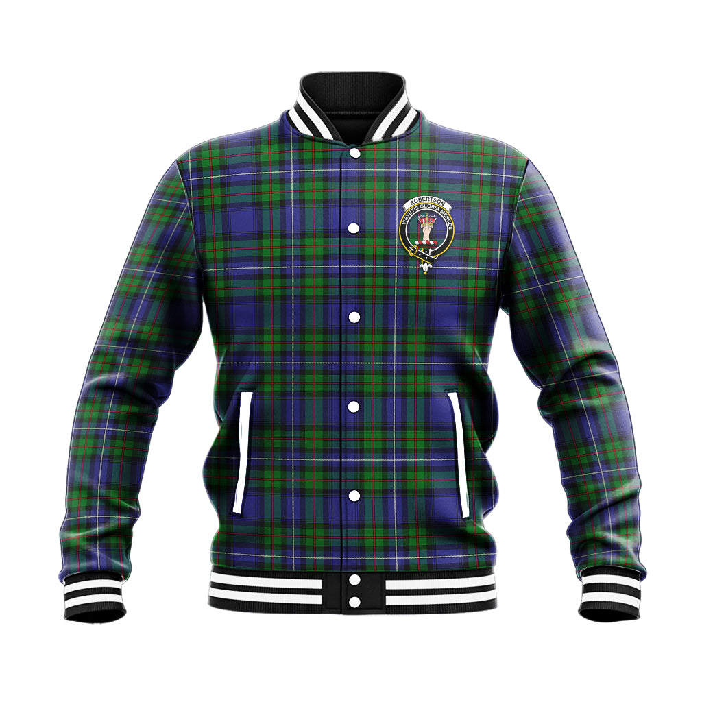 Robertson Hunting Modern Tartan Baseball Jacket with Family Crest - Tartan Vibes Clothing