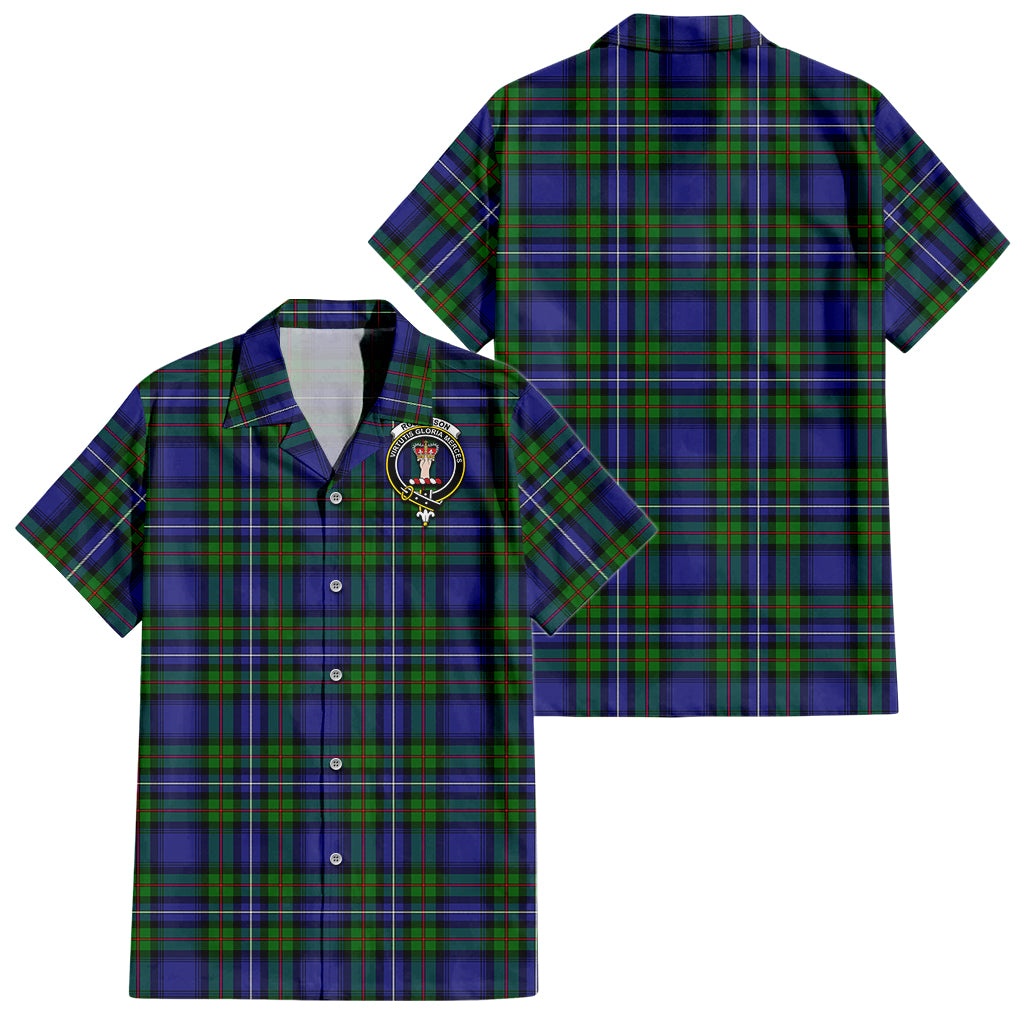 robertson-hunting-modern-tartan-short-sleeve-button-down-shirt-with-family-crest