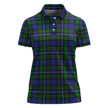 Robertson Hunting Modern Tartan Polo Shirt For Women