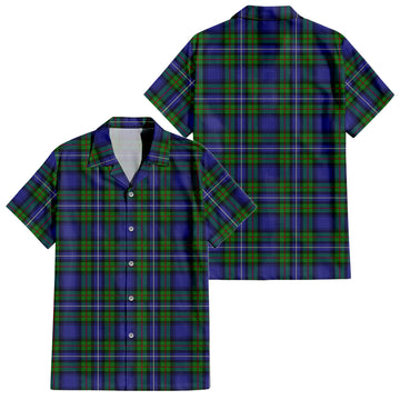 Robertson Hunting Modern Tartan Short Sleeve Button Down Shirt