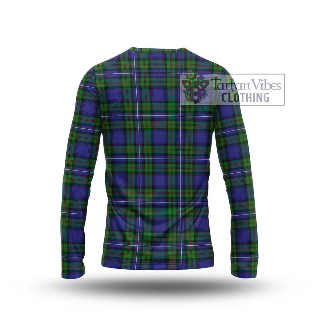 Robertson Hunting Modern Tartan Long Sleeve T-Shirt with Family Crest DNA In Me Style - Tartanvibesclothing Shop