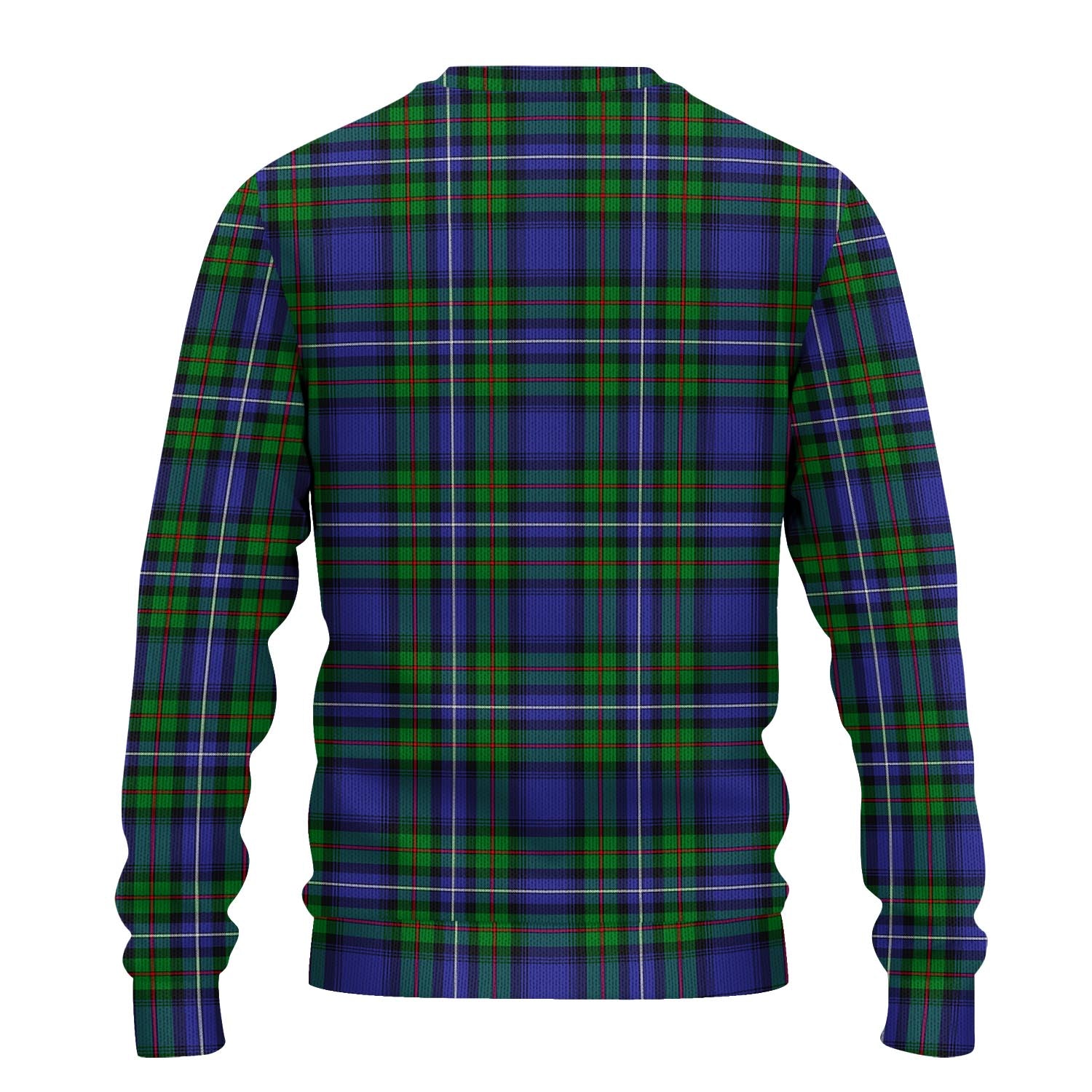 Robertson Hunting Modern Tartan Knitted Sweater with Family Crest - Tartanvibesclothing