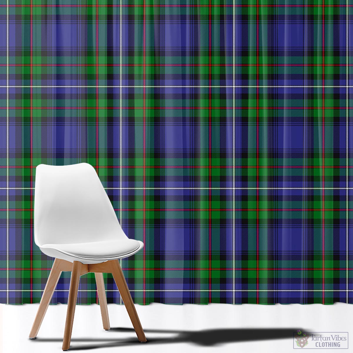 Robertson Hunting Modern Tartan Window Curtain