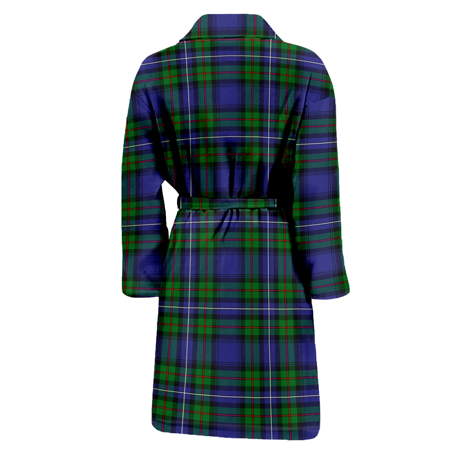 Robertson Hunting Modern Tartan Bathrobe with Family Crest - Tartan Vibes Clothing