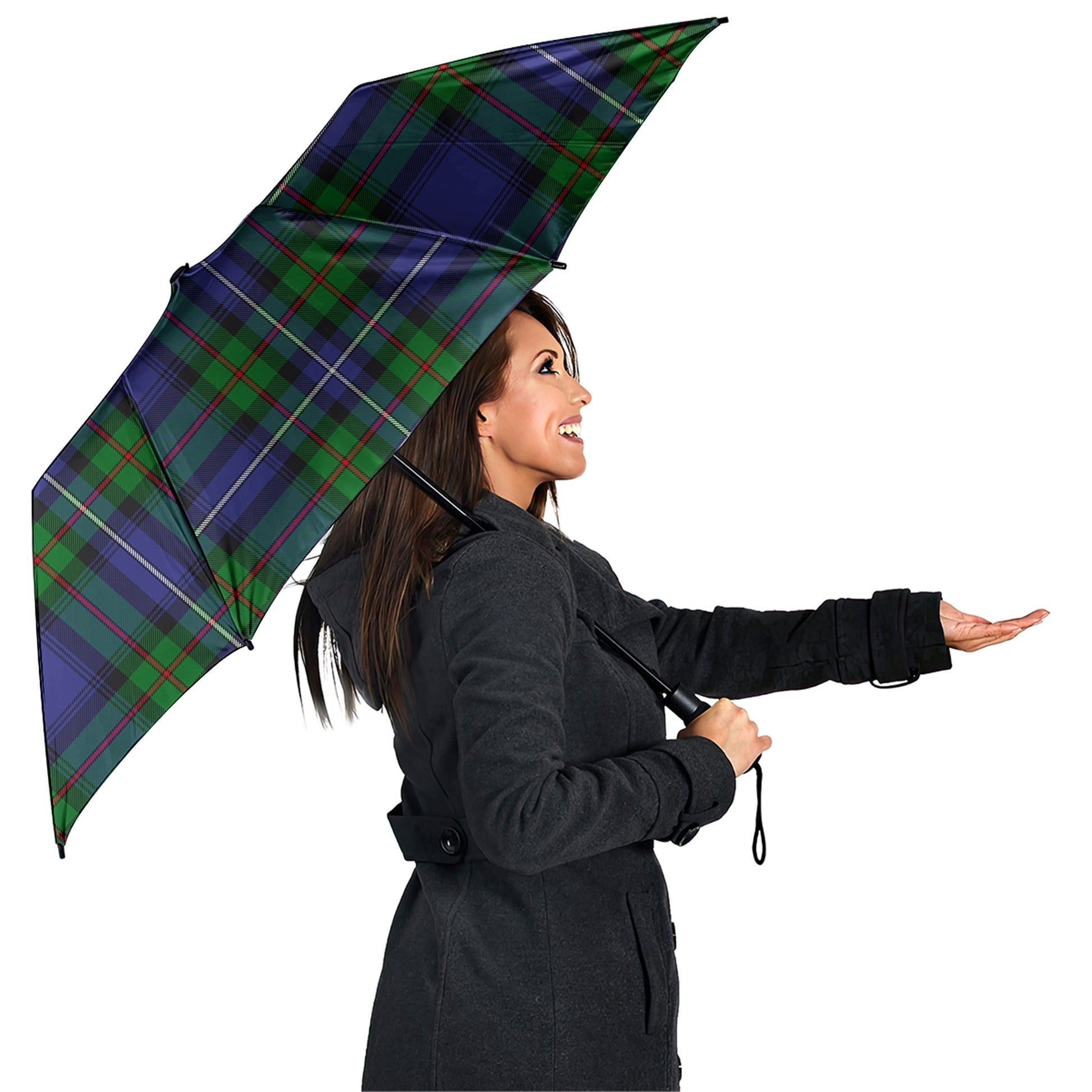 Robertson Hunting Modern Tartan Umbrella - Tartanvibesclothing