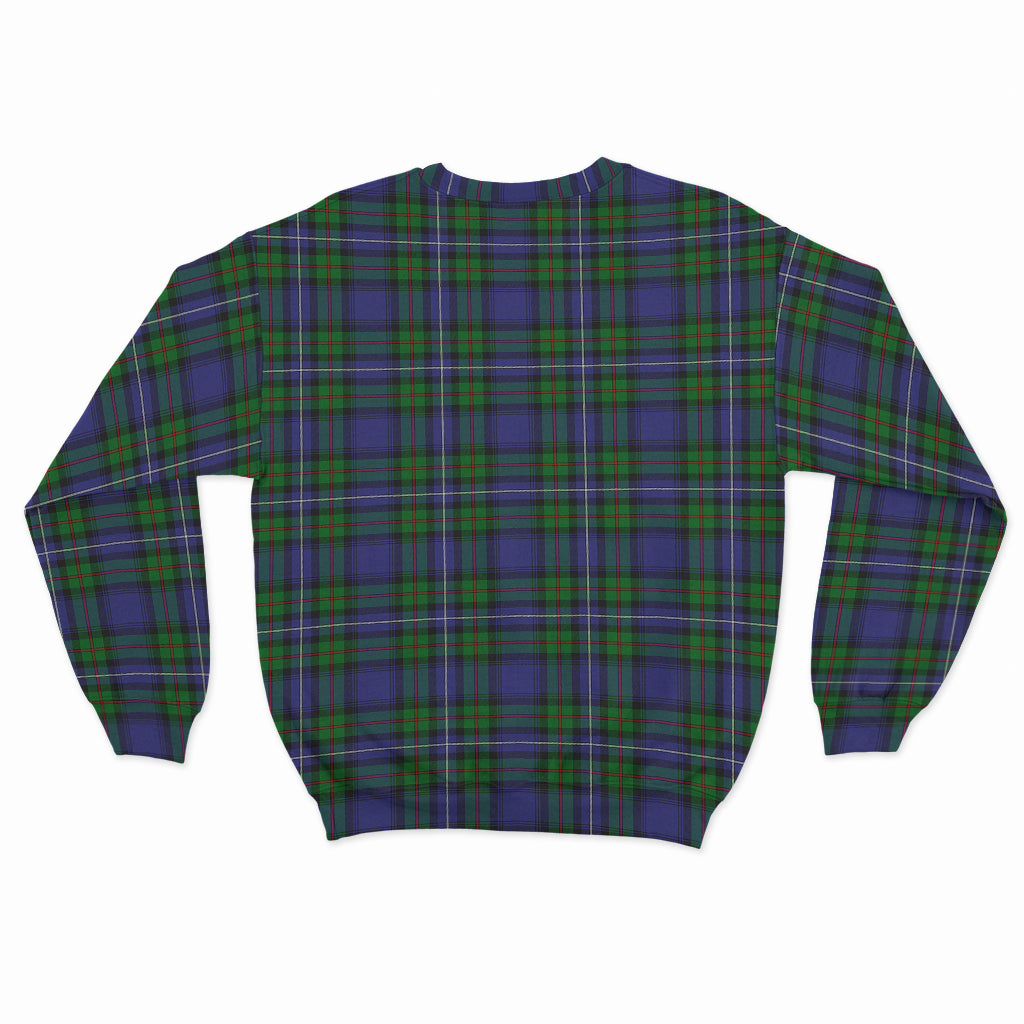 Robertson Hunting Modern Tartan Sweatshirt with Family Crest - Tartan Vibes Clothing