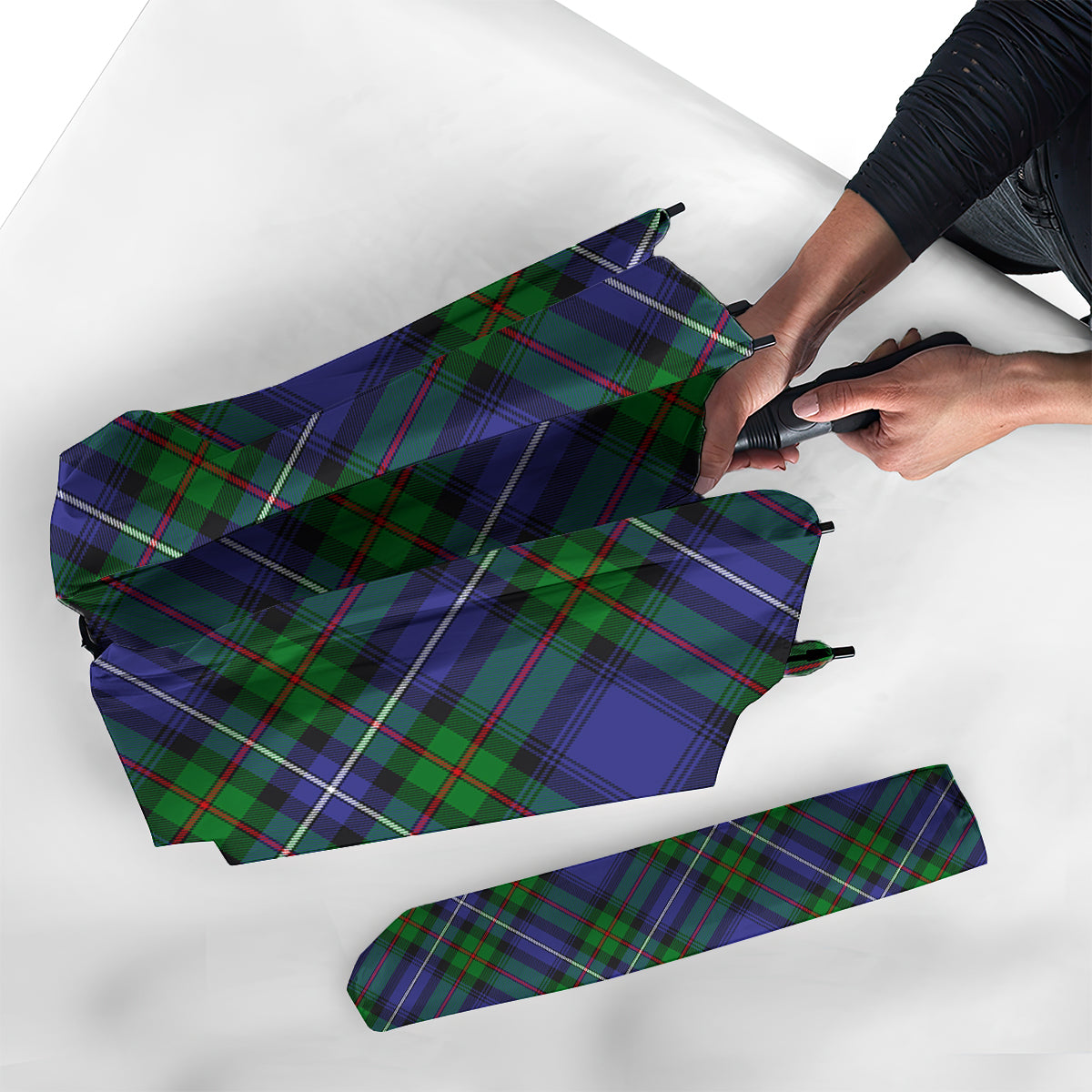 Robertson Hunting Modern Tartan Umbrella - Tartanvibesclothing