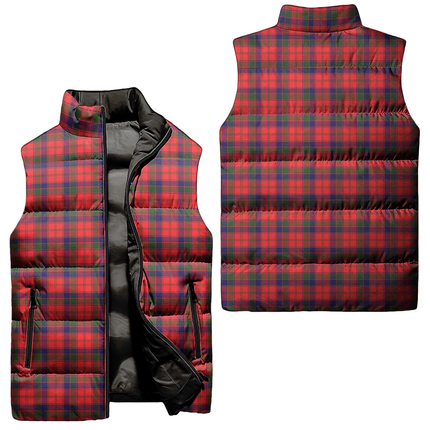 Robertson Modern Tartan Sleeveless Puffer Jacket Unisex - Tartanvibesclothing