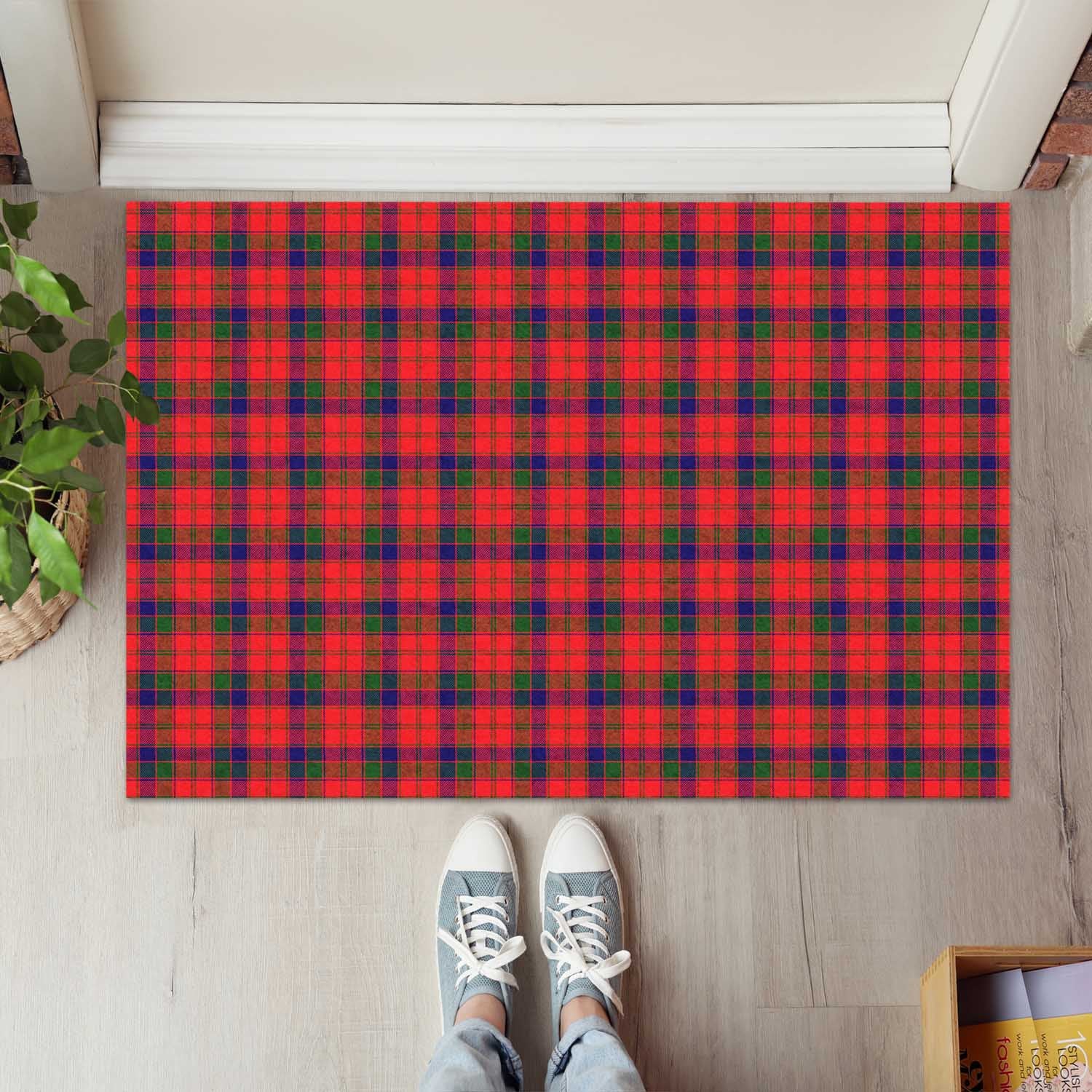 Robertson Modern Tartan Door Mat - Tartanvibesclothing Shop