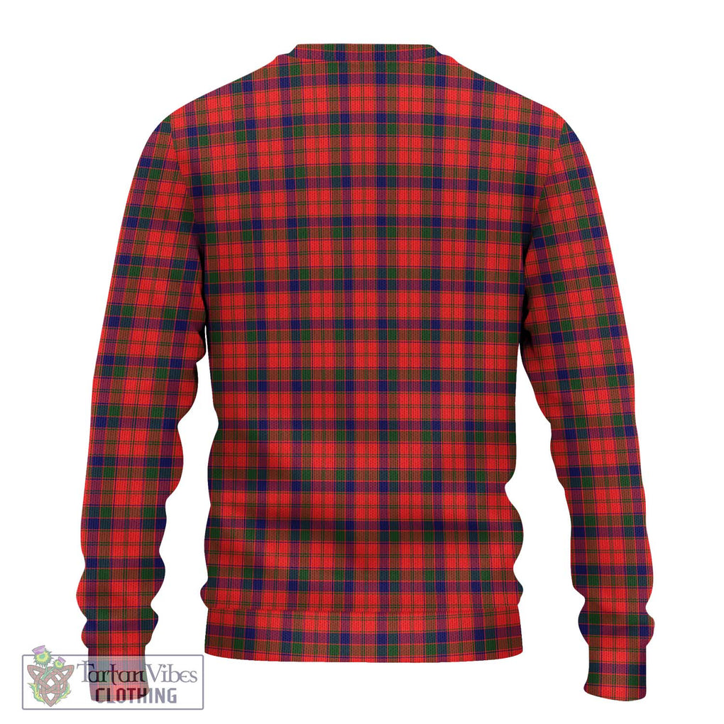 Robertson Modern Tartan Knitted Sweater with Family Crest DNA In Me Style - Tartanvibesclothing Shop