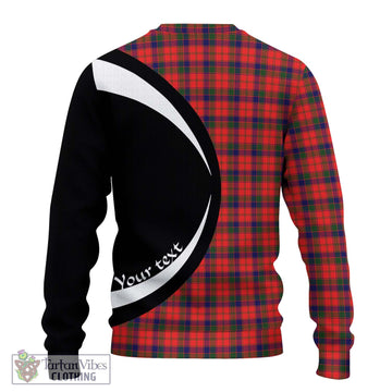 Robertson Modern Tartan Ugly Sweater with Family Crest Circle Style