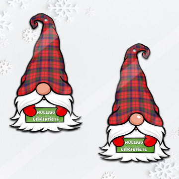 Robertson Modern Gnome Christmas Ornament with His Tartan Christmas Hat