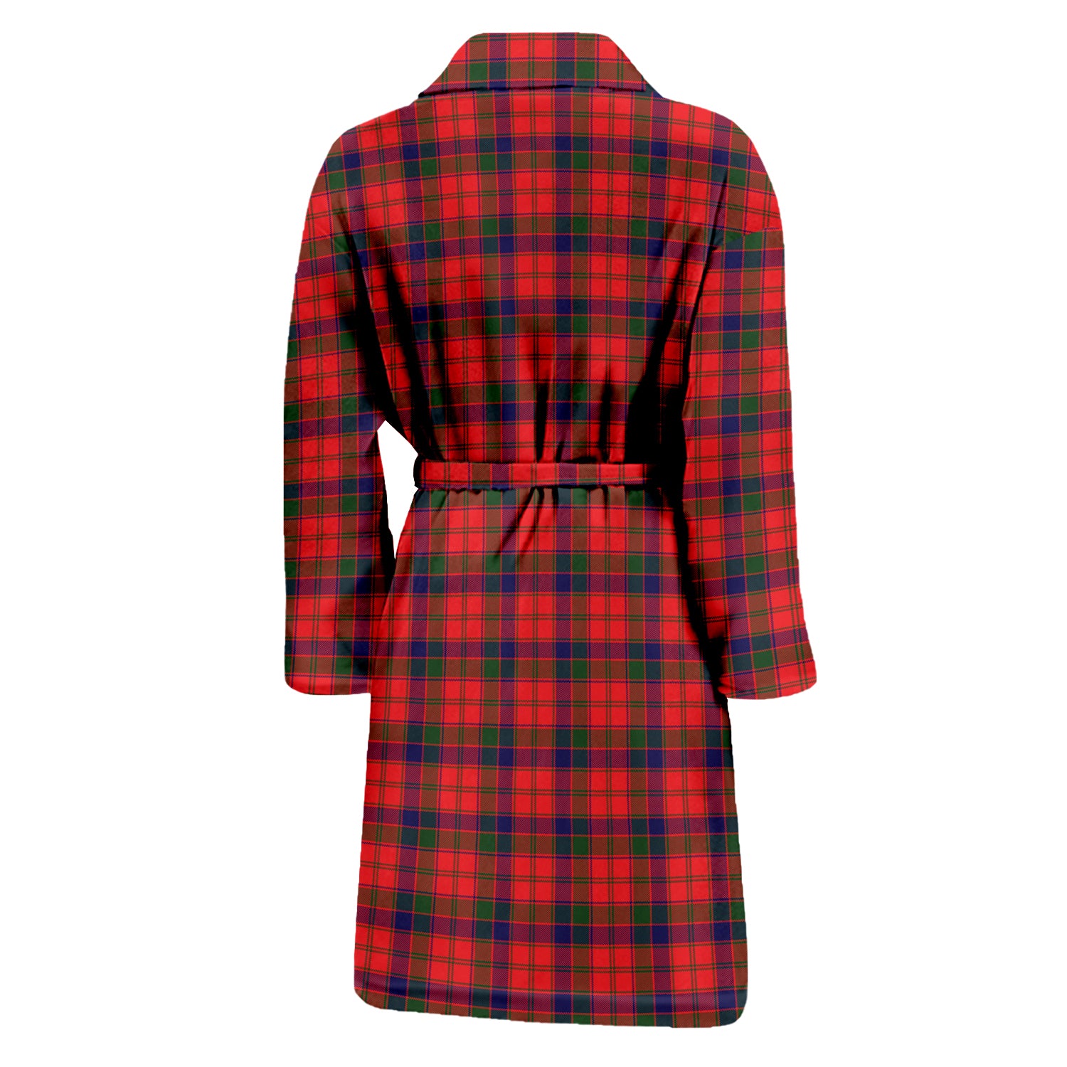 Robertson Modern Tartan Bathrobe with Family Crest - Tartan Vibes Clothing