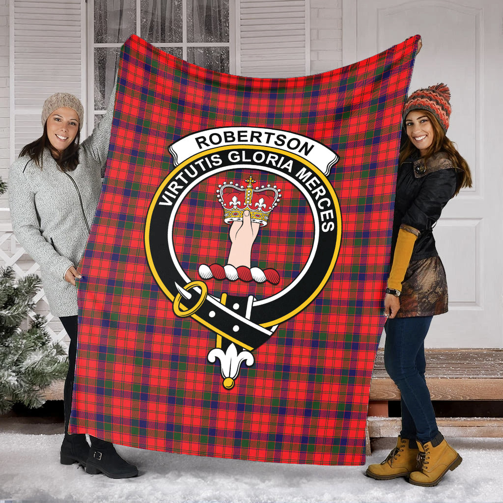 robertson-modern-tartab-blanket-with-family-crest