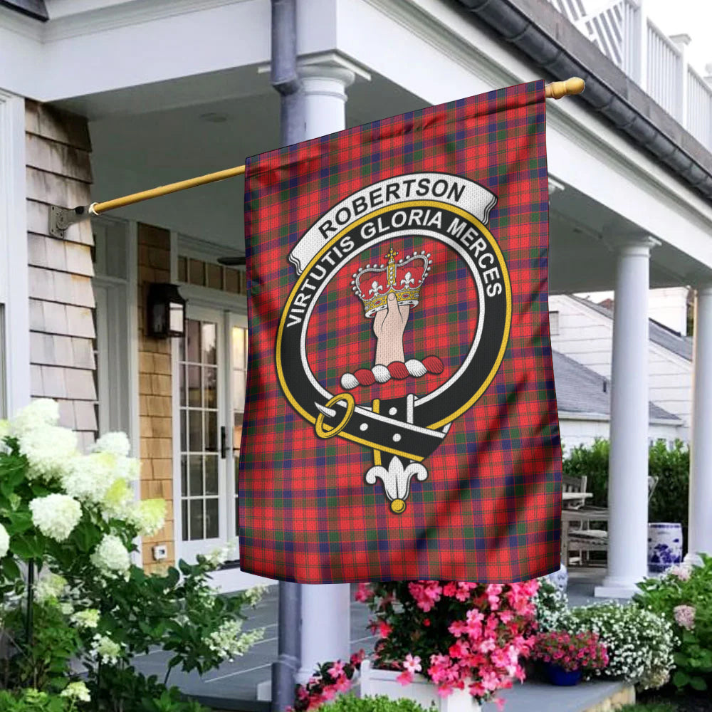 Robertson Modern Tartan Flag with Family Crest - Tartan Vibes Clothing