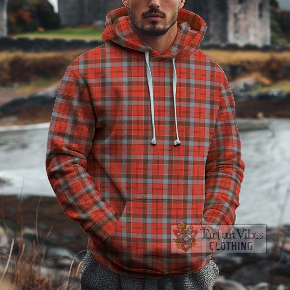 Robertson Weathered Tartan Cotton Hoodie Pullover Hoodie XS - Tartan Vibes Clothing