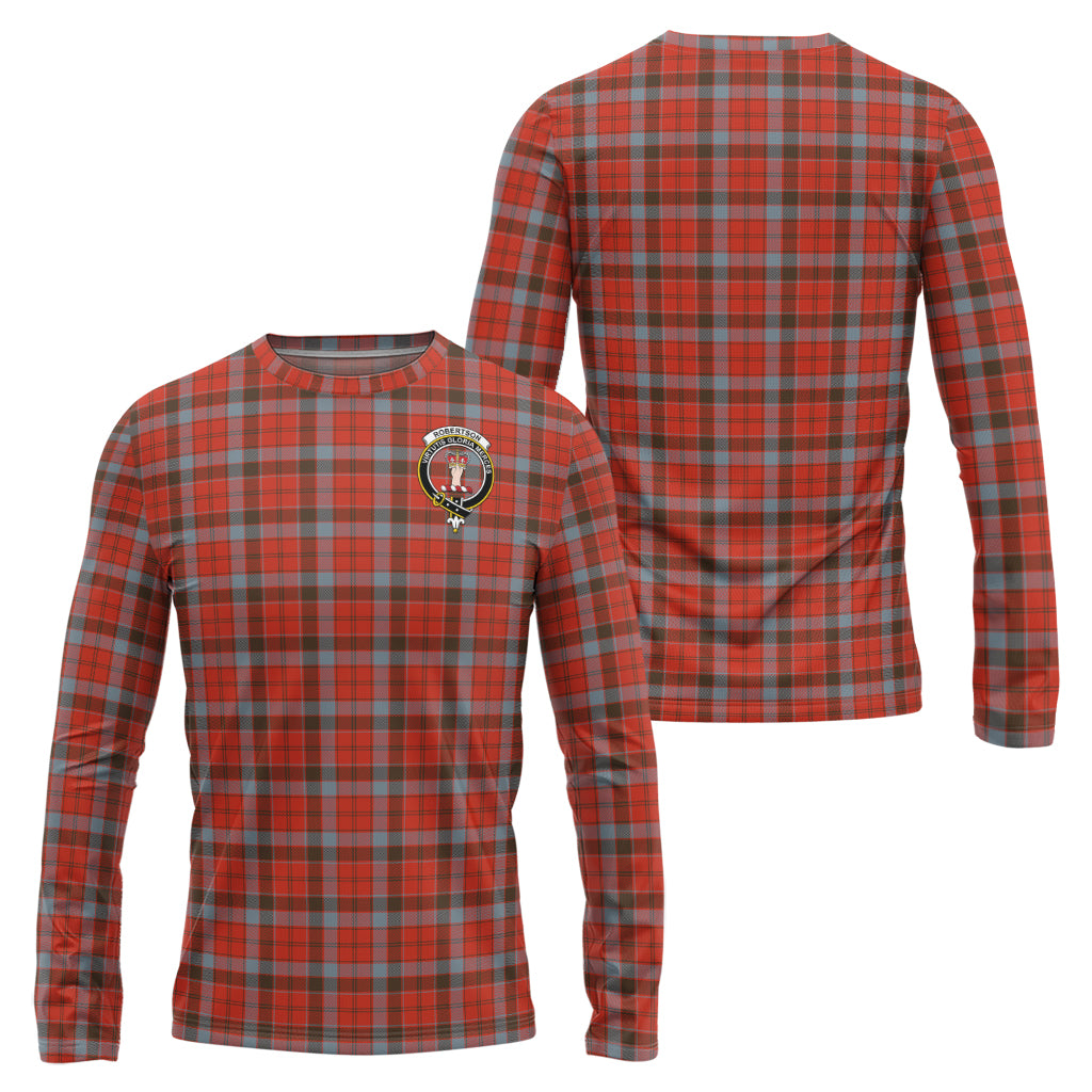 robertson-weathered-tartan-long-sleeve-t-shirt-with-family-crest