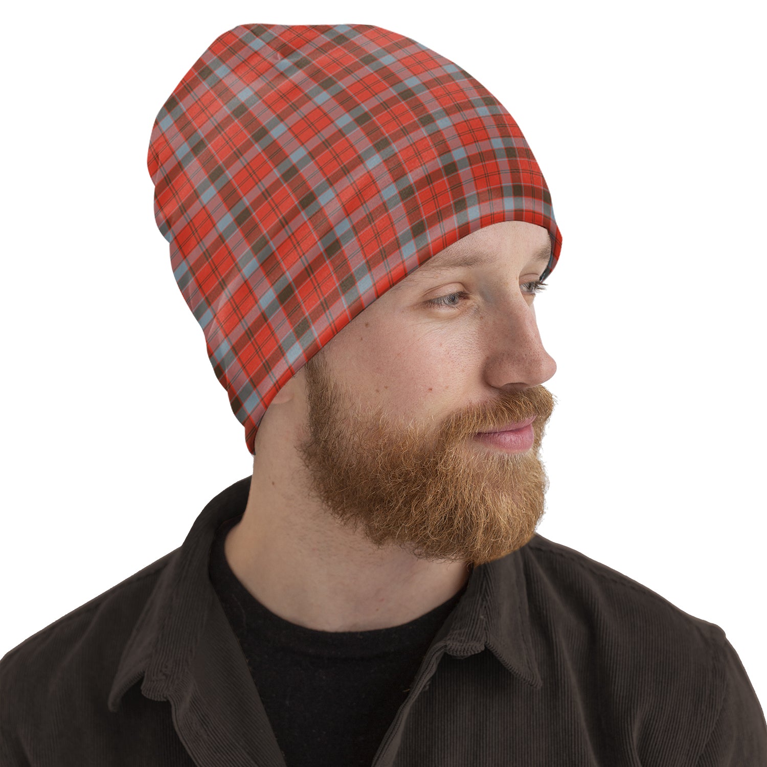 Robertson Weathered Tartan Beanies Hat - Tartan Vibes Clothing